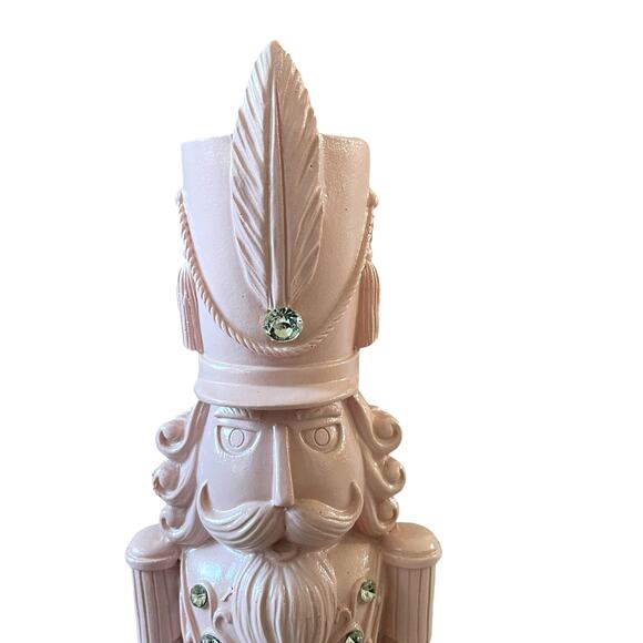 34th & Pine Pastel Pink & Rhinestones Christmas Nutcracker Holiday Decor New - Picture 6 of 16